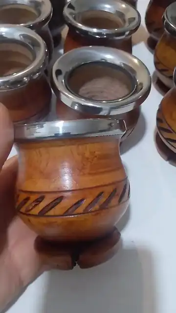 Mate Trebol de Acero y Algarrobo