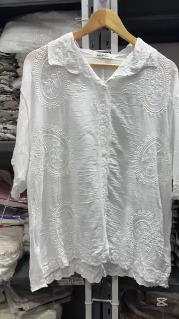 Blusa Lino Broderi