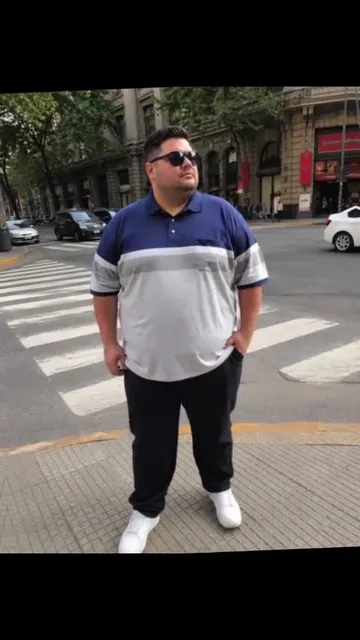 Chomba Rayada Algodón Premium Marca Polo Importada Talle Especial - Video 4