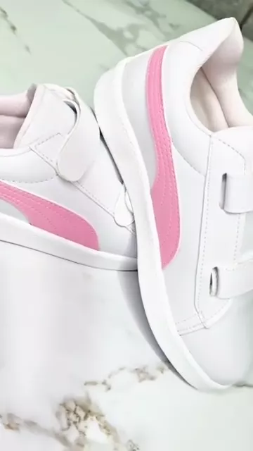 Zapatillas Infantiles Niña Nena Clasica Doble  Abrojo Diseño Rosa - Video 10