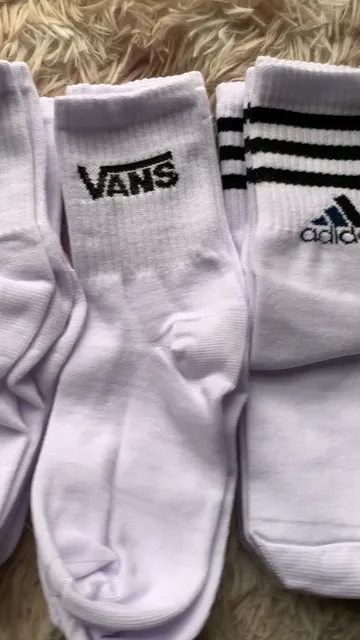 Medias Tenis Mix Blancos - Video 2