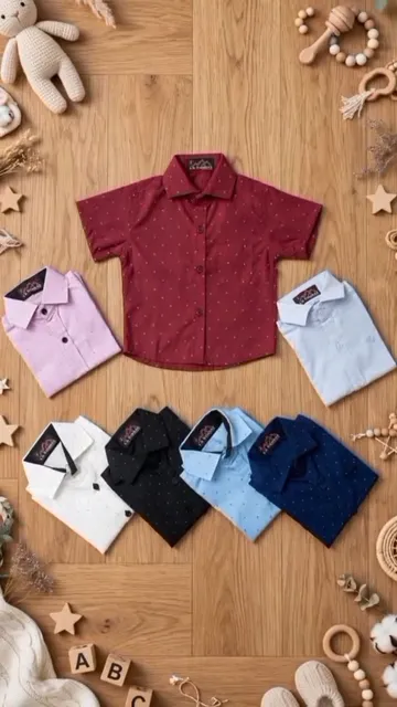 Camisa de Bebe Manga Corta - Video 4