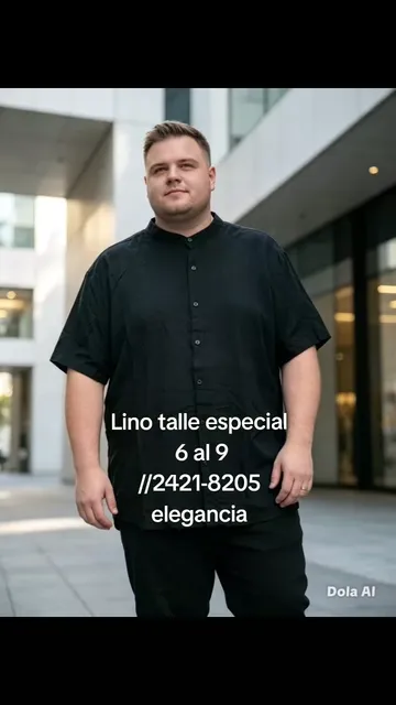 Camisas de Lino Talle Especial - Video 6