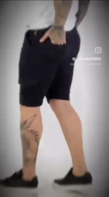 Bermuda Cargo con Elástico y Refuerzo X Curva $15,000 X Mayor $16,000 - Video 7