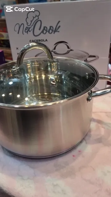 Cacerola Olla Acero Inoxidable 4l - Video 2