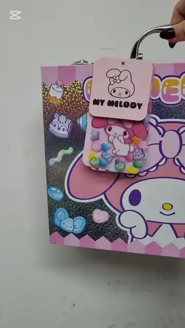 Set de Arte Escolar My Melody 65 Piezas Estuche Reforzado
