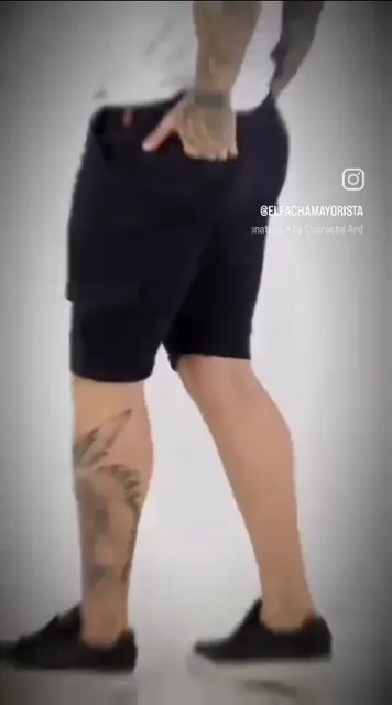 Bermudas Cargo Especiales de Gabardina Elastizada C Cintura Elástico $19,000 X Mayor - Video 7