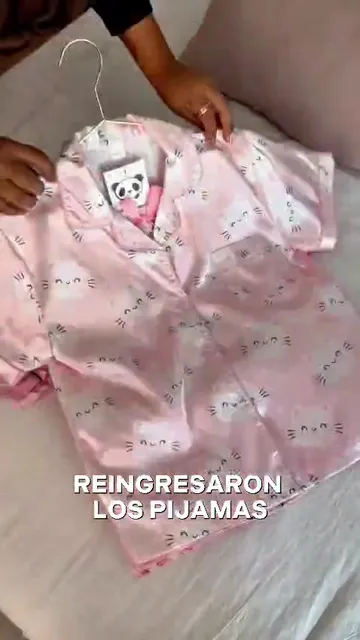 Pijamas Saten Niñas Importado Cómodo Suave Moderno - Video 9