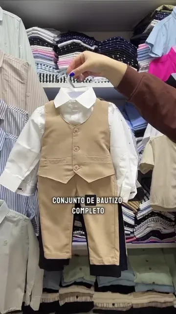 Conjunto de Bautizo Bebé - Video 6