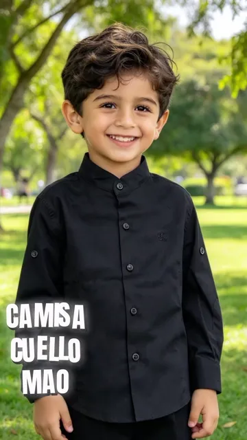 Camisa Cuello Mao Elastizado - Video 8