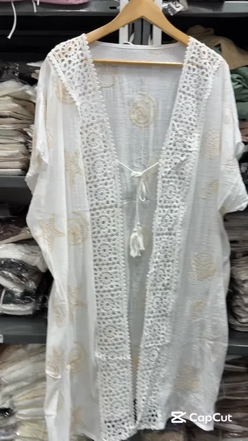Kimono Lino Bordado - Video 4