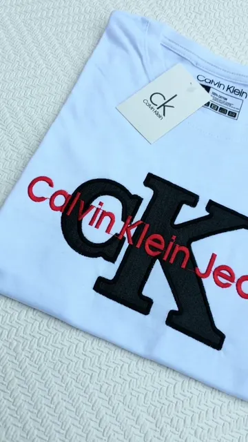 Remeras Calvin Klein Bordadas - Video 4
