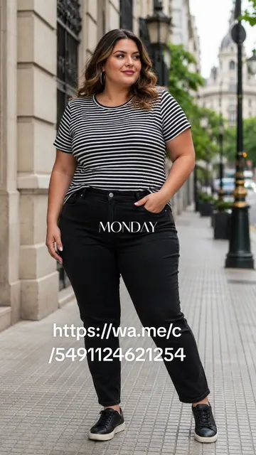 Remera Básica Rayada Modal Soft - Video 7
