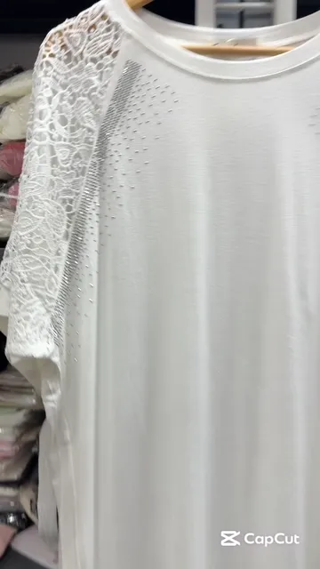 Remera Cristal Manga Floral - Video 6
