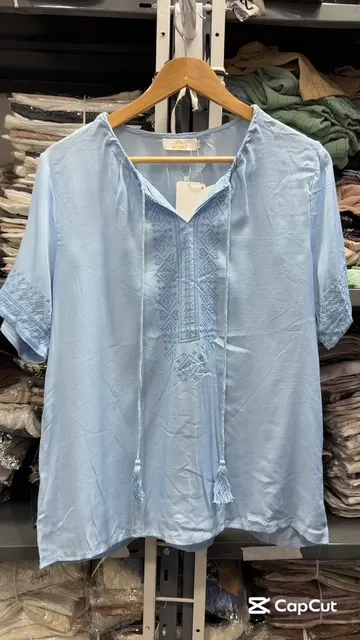 Blusa Bordado con Flecos - Video 9