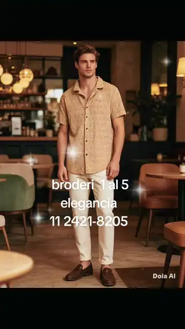 Camisas de Broderi 1 al 5 Hombre