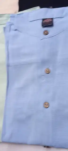 Camisa de Lino Manga Corta