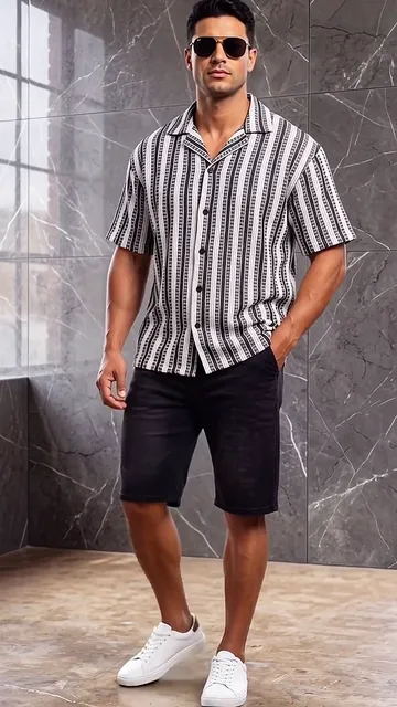 Camisa Crochet Cuello Cubano - Video 6