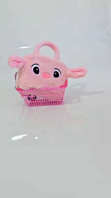 Cartera Infantil  Nenas Niñas Conejo Orejas Largas Peluche Moda Cadena Calidad - Video 3