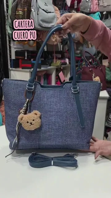 Cartera Grande de Cuero Pu* Excelente Calidad - Video 8