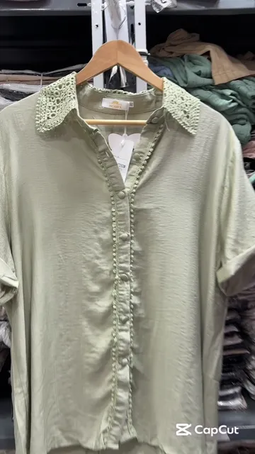 Camisa Cuello Broderi - Video 7