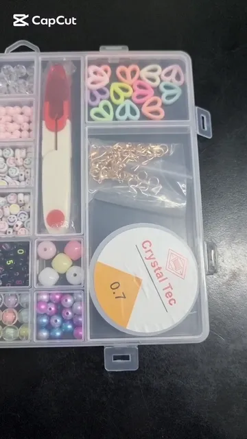Caja para Armar Pulseras Cuadrado Kit de Bijouterie - Video 2