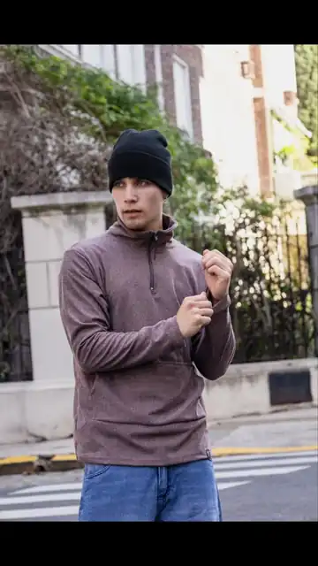 Buzo Medio Cierre de Darlon Rib $ 12,000 Talles M, L y Xl