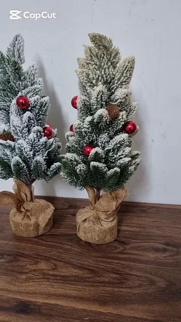 Árbol de Navidad Pino Pinito 40cm Decoracion Navideña - Video 4