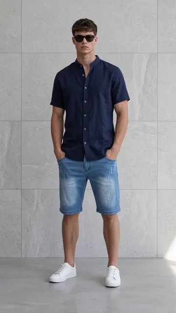 Bermuda de Jeans Elastizado - Video 4