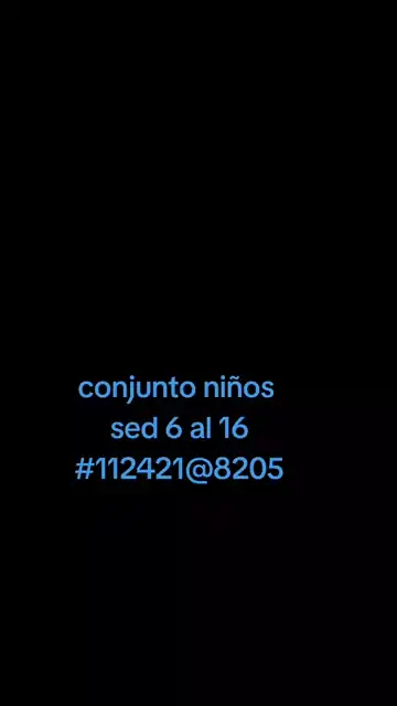 Conjunto Sed Deportivo Niños