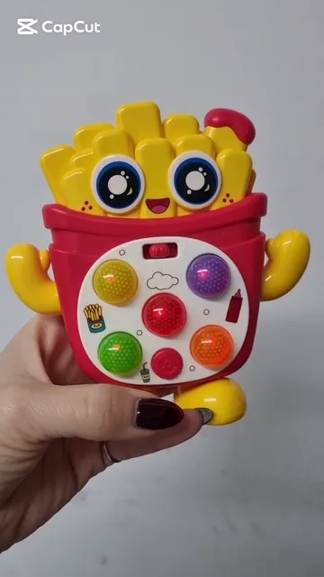 Juguete Musical Papas Fritas Interactivo para Bebes Luces - Video 2