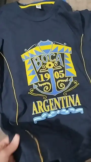Remera Boca Algodón Estampa