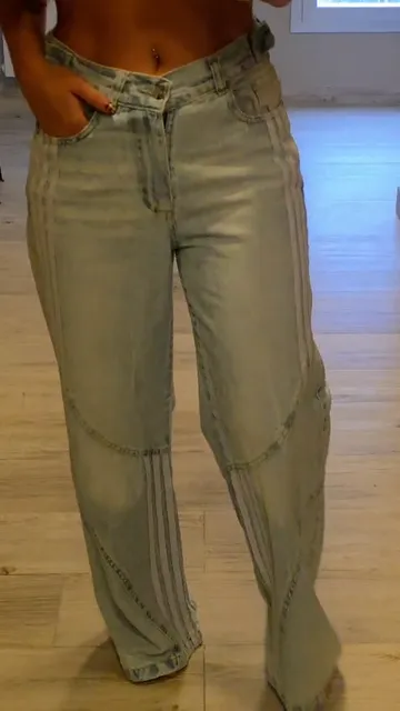 Jean Adi Wide Leg Recorte y Regulador - Video 5